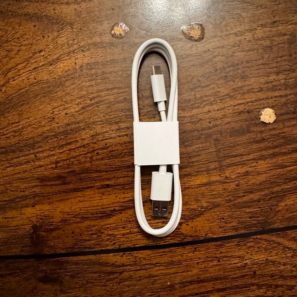 Google White USB-C Charger Cable